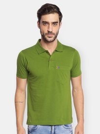 Buy Greenfibre Men Solid Round Neck Pure Cotton Slim Fit T-shirt