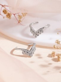 Buy Zavya Women Set of Gold-Plated Sterling Silver Toe Rings