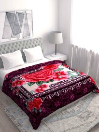 Buy Spangle Green Orange Floral Microfiber Heavy Winter 500 GSM Double Bed Blanket Blankets Quilts and Dohars for Unisex 18095952 Myntra