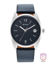 Buy Titan Men Blue Analogue Watch 90099SL01 Watches for Men 10052245 Myntra