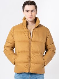 Buy Red Tape Men Khaki Solid Padded Jacket Jackets for Men 7088817 Myntra