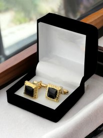 Buy Kavove Gold-Toned Silver-Toned Gleaming Star Cufflinks