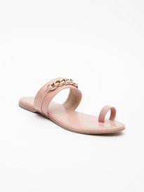 Buy Tokyo Talkies Striped Toe Open Toe Flats - Flats for Women