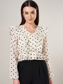 Buy ESPYR By Tokyo Talkies Women Floral Printed Ruffles Blouson