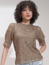 Buy ESPYR By Tokyo Talkies Women Floral Printed Ruffles Blouson