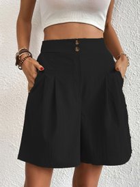 Buy KPOP Women Mid-Rise Regular Fit Shorts - Shorts for Women