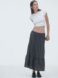 Buy H&M Fringe-Trimmed Skirt Skirts for Women 36368941 Myntra