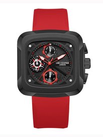 Buy Lee Cooper Men Brass Leather Bracelet Style Straps Digital