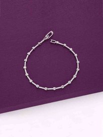 Buy KAI JEWEL Women 92.5 Silver Cubic Zirconia Studded Rhodium