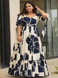 green emerald velvet dress Floral Corsica Printed Maxi Dress