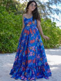 fitted lace wedding dress This boho floral print wrap dress is backed by more than 6,000 reviews on  Amazon main image 0