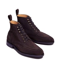 Buy Clarks Men Shacre Square -Toe Mid Top Suede Boots - Boots for