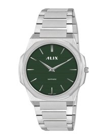 Buy maxima Men Brass Dial & Stainless Steel Bracelet Style Straps