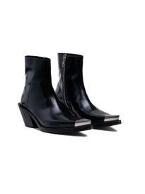 靴 VINTAGE CAP TOE ANKLE BOOTS Buy ITALIAN SHOES CO Men Side Zip Leather Ankle Length Boots with