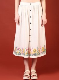 Buy LIMEROAD Flared Maxi Skirt Skirts for Women 33996510 Myntra