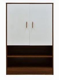 Buy neuspace Brown 4-Tier Engineered Wood Storage Shoe Rack With