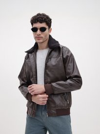 Buy Roadster Faux Leather Jacket - Jackets for Men 29145952 | Myntra