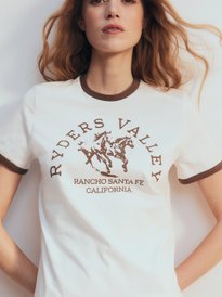 Buy H&M Printed Pure Cotton T-Shirt Tshirts for Women 30760570