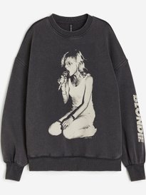 Nirvana H And M Sweatshirt Womens Oversized Printed Sweatshirt