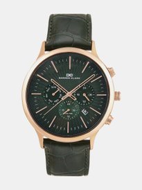 Buy ZIVANCHE Men Dial & Leather Straps Analogue Chronograph Watch
