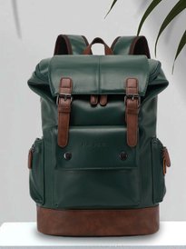 Buy FUR JADEN Unisex Textured Backpack -Up to 16 inch - 22L
