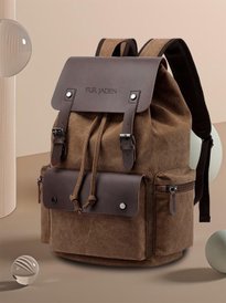 Buy FUR JADEN Unisex Textured Backpack -Up to 16 inch - 22L