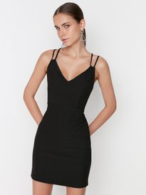TRENDYOL Damen Bodycon Kleid - Figurbetontes Mini Kleid
