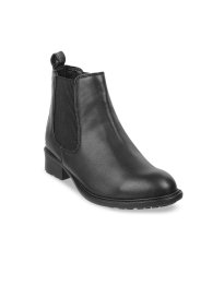 Buy Allen Solly Women Black Flat Boots Boots for Women 2404588 Myntra