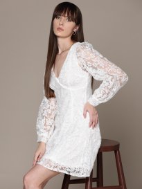 Buy bebe Ebony Black Future Glam Lace Inserted Drop-Waist Mini Dress -  Dresses for Women 21257756 | Myntra