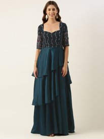 chinese dress ladies Baltic Born Womens Marseille Embossed Maxi Dress | Nude Rose main image 1