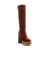 Buy H M Women Black Thigh High Sock Boots Boots for Women 13015344 Myntra