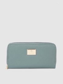Buy Caprese Women Burgundy Solid Zip Around Wallet Wallets for Women 2954651 Myntra