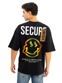 Buy JUMPCUTS Graphic Printed Drop Shoulder Long Sleeve