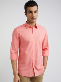 Buy Parx Men Blue Slim Fit Printed Casual Shirt - Shirts for Men