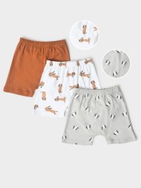 Buy V-Mart Infant Pack Of 2 Graphic Printed Mid Rise Knitted