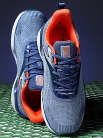 Buy FURO by Red Chief Men Grey Mesh Walking Non-Marking Shoes