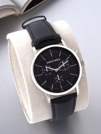 Buy Fastrack Men Silver Toned Black Analogue Watch 3153KL01 Watches for Men 1421178 Myntra