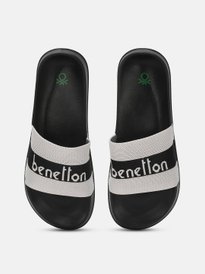 Buy United Colors of Benetton Men Logo Printed Rubber Sliders - Flip Flops  for Men 22818900 | Myntra