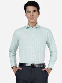Buy Greenfibre Slim Fit Checked Formal Shirt Shirts for Men