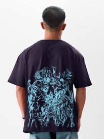 Buy Crazymonk Men Oversized Graphic Spirited Away Anime Drop