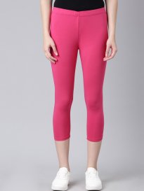 Buy DIXCY SCOTT Slimz Mid Rise Three Fourth Length Leggings Leggings for Women 24990824 Myntra