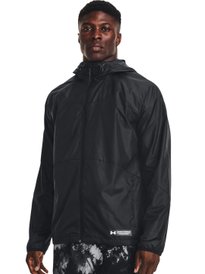 Buy Jack & Jones Men Black Solid Windcheater Hooded Sporty Jacket