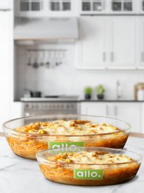 Buy DURALEX Ovenchef Clear Pcs Oval Roasters Set Bakeware for