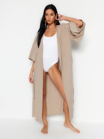 chinese dress ladies Neunest 'No  dye' organic cotton Bathrobes  Earthy Tones