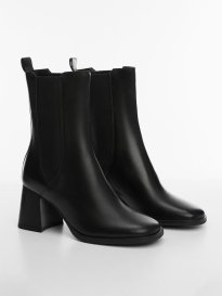 Buy MANGO Women Croc Textured Mid Top Block Heel Regular Boots Boots for Women 25257112 Myntra