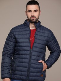 Buy New Balance Men Black Blue Colourblocked Sporty Jacket