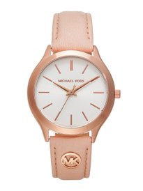 Buy Michael Kors Women Embellished Dial & Leather Straps Analogue