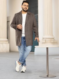 Buy Mast & Harbour Hip Length Overcoat with Tie-Up Belt