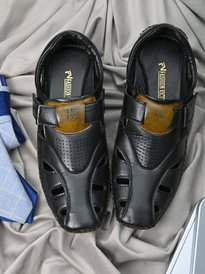 Buy The Roadster Lifestyle Co. Men Black Square Toe Leather Shoe