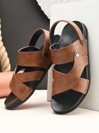 Buy Arrow Men Black Comfort Sandals Sandals for Men 11750116